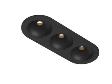 LIY RV FIXED - LED recessed polycarbonate spotlight by Intra lighting - view 2